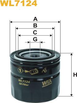 WIX Filters WL7124 - Маслен филтър parts5.com