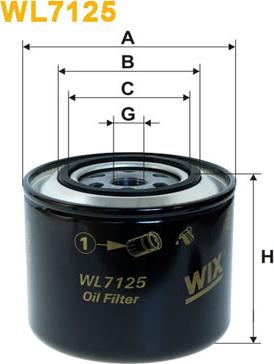 WIX Filters WL7125 - Filter za ulje parts5.com