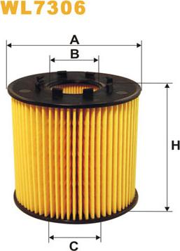 WIX Filters WL7306 - Olajszűrő parts5.com