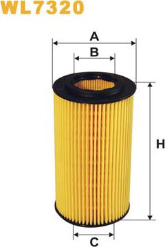 WIX Filters WL7320 - Oljni filter parts5.com