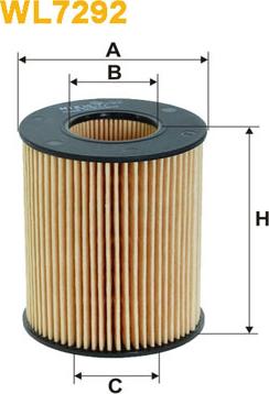 WIX Filters WL7292 - Filtro de aceite parts5.com