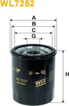 WIX Filters WL7252 - Ölfilter parts5.com