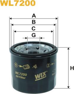 WIX Filters WL7200 - Oil Filter parts5.com