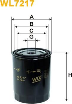 WIX Filters WL7217 - Öljynsuodatin parts5.com