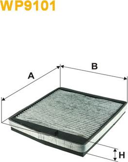 WIX Filters WP9101 - Filtru, aer habitaclu parts5.com