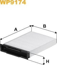 WIX Filters WP9174 - Φίλτρο, αέρας εσωτερικού χώρου parts5.com