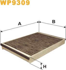 WIX Filters WP9309 - Filtre, air de l'habitacle parts5.com