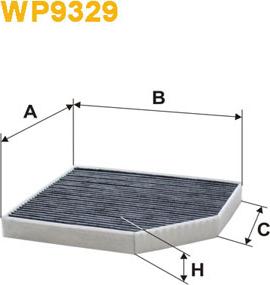 WIX Filters WP9329 - Filtre, air de l'habitacle parts5.com