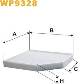 WIX Filters WP9328 - Filtre, air de l'habitacle parts5.com