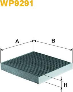 WIX Filters WP9291 - Filtru, aer habitaclu parts5.com