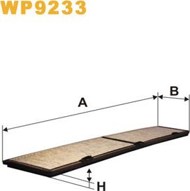 WIX Filters WP9233 - Filtru, aer habitaclu parts5.com