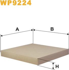 WIX Filters WP9224 - Suodatin, sisäilma parts5.com