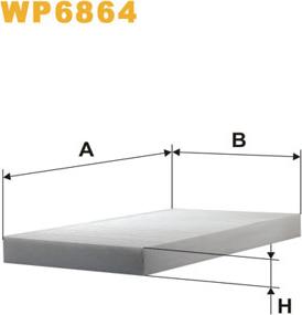 WIX Filters WP6864 - Filter, Innenraumluft parts5.com