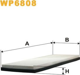 WIX Filters WP6808 - Filter, Innenraumluft parts5.com