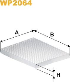 WIX Filters WP2064 - Filtru, aer habitaclu parts5.com