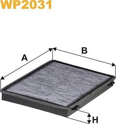 WIX Filters WP2031 - Filtru, aer habitaclu parts5.com