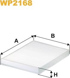 WIX Filters WP2168 - Filtru, aer habitaclu parts5.com