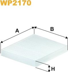 WIX Filters WP2170 - Filter, interior air parts5.com