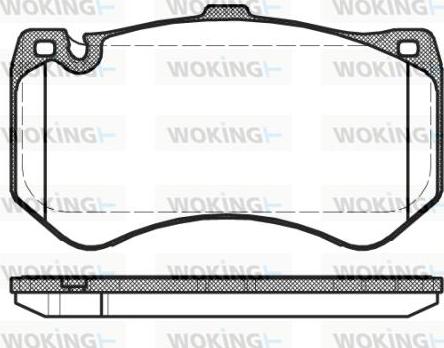 Mercedes-Benz A0004203402 - Piduriklotsi komplekt,ketaspidur parts5.com