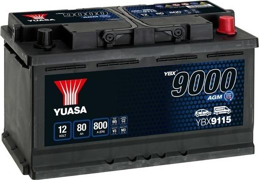 Yuasa YBX9115 - Batería de arranque parts5.com