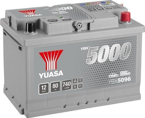Yuasa YBX5096 - Batería de arranque parts5.com