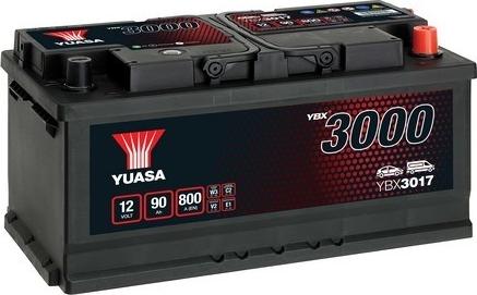 Yuasa YBX3017 - Starter Battery parts5.com