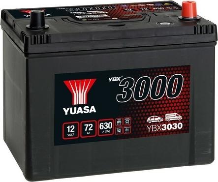 Yuasa YBX3030 - Starterbatterie parts5.com