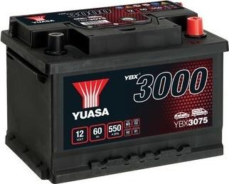 Yuasa YBX3075 - Starter akumulator parts5.com