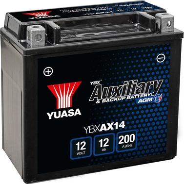 Yuasa YBXAX14 - Starter akumulator parts5.com