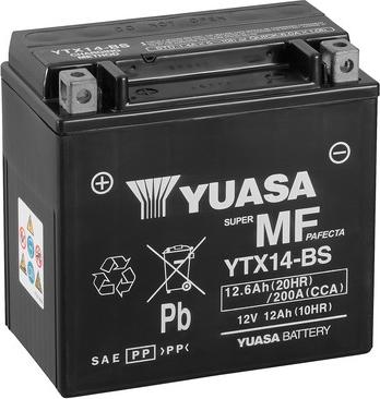 Yuasa YTX14-BS(CP) - Baterie de pornire parts5.com