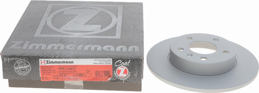 Zimmermann 430.1485.20 - Tarcza hamulcowa parts5.com