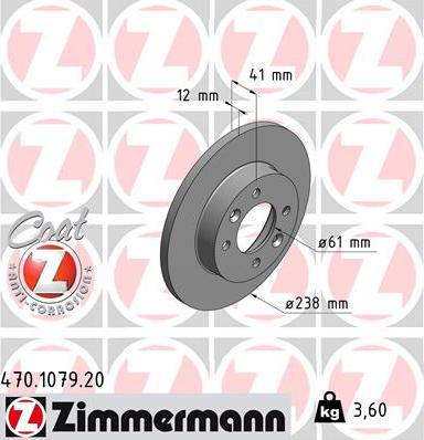 Zimmermann 470.1079.20 - Jarrulevy parts5.com