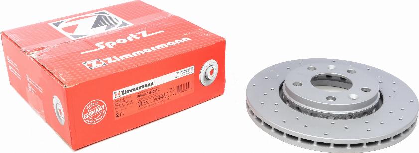 Zimmermann 470.2433.52 - Brzdový kotouč parts5.com