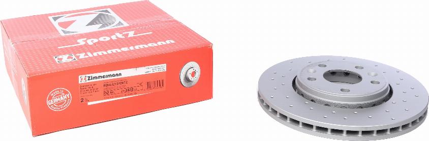 Zimmermann 470.2432.52 - Kočni disk parts5.com