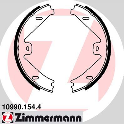 Zimmermann 10990.154.4 - Komplet kočionih papuča, ručna kočnica parts5.com