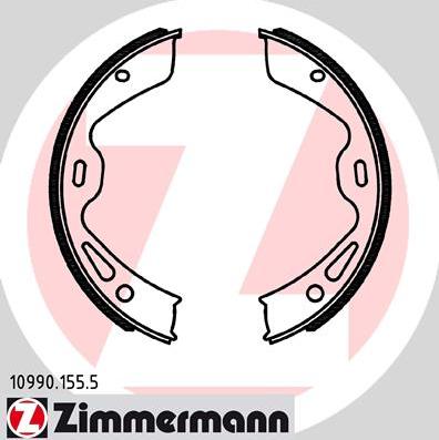 Zimmermann 10990.155.5 - Brake Shoe Set, parking brake parts5.com