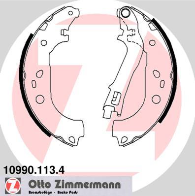 Zimmermann 10990.113.4 - Set saboti frana parts5.com