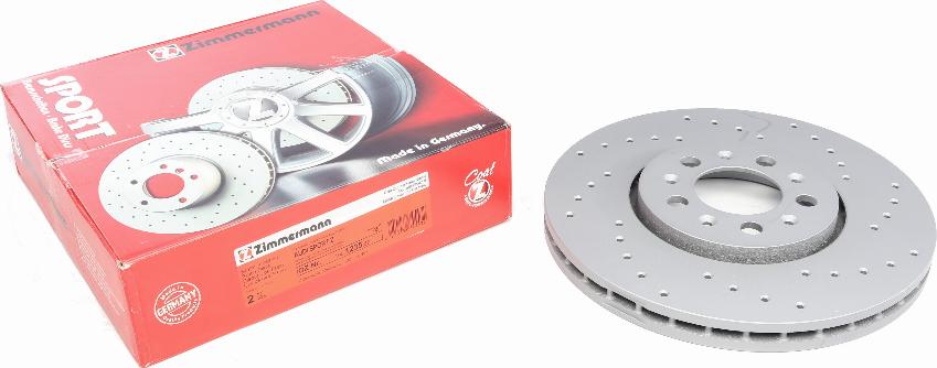 Zimmermann 100.1235.52 - Fren diski parts5.com