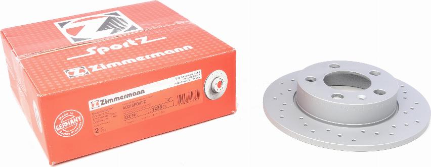 Zimmermann 100.1236.52 - Kočni disk parts5.com