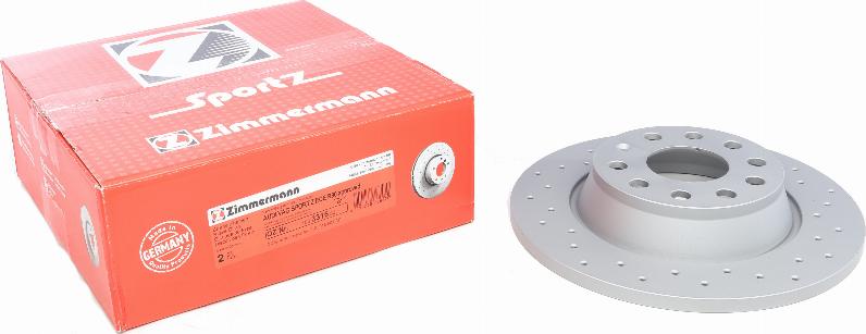 Zimmermann 100.3315.52 - Тормозной диск parts5.com