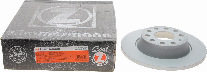 Zimmermann 100.3315.20 - Тормозной диск parts5.com