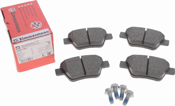 Zimmermann 24563.165.1 - Set placute frana,frana disc parts5.com