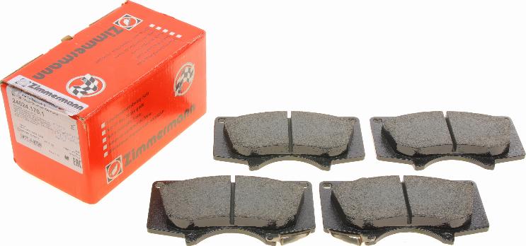 Zimmermann 24024.170.1 - Juego de pastillas de freno parts5.com