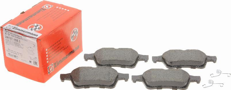 Zimmermann 24137.168.1 - Brake Pad Set, disc brake parts5.com