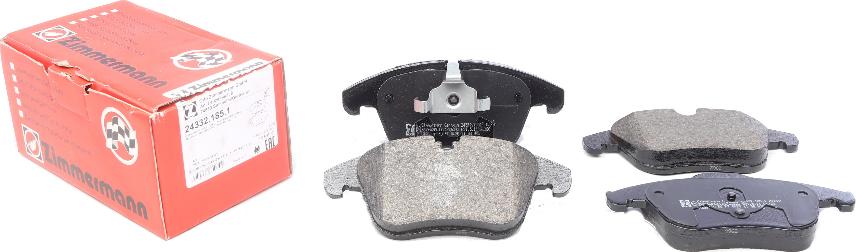 Zimmermann 24332.185.1 - Brake Pad Set, disc brake parts5.com