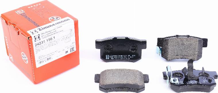 Zimmermann 24231.150.1 - Brake Pad Set, disc brake parts5.com