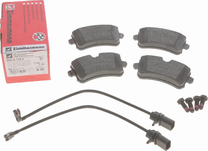 Zimmermann 25214.175.2 - Juego de pastillas de freno parts5.com