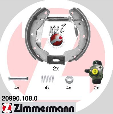 Zimmermann 20990.108.0 - Set saboti frana parts5.com