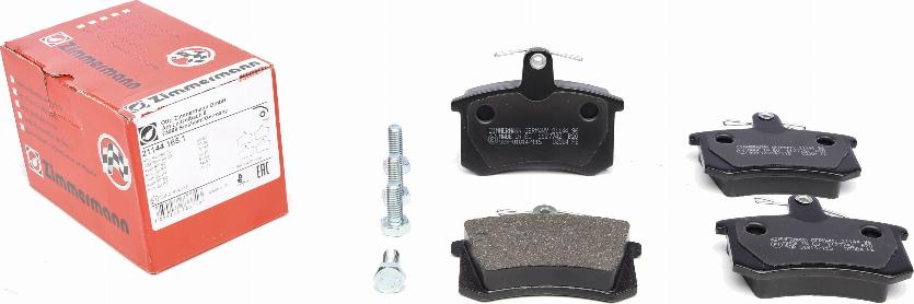 Zimmermann 21144.165.1 - Set placute frana,frana disc parts5.com