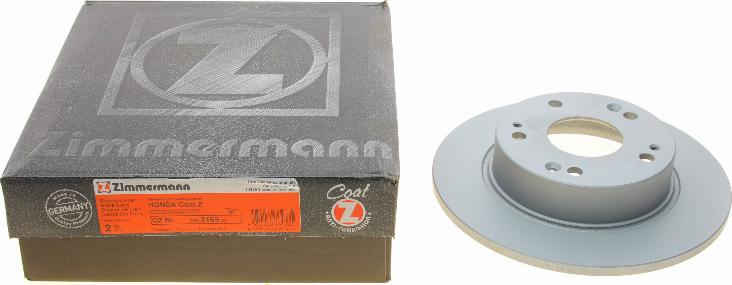 Zimmermann 280.3169.20 - Disco de freno parts5.com